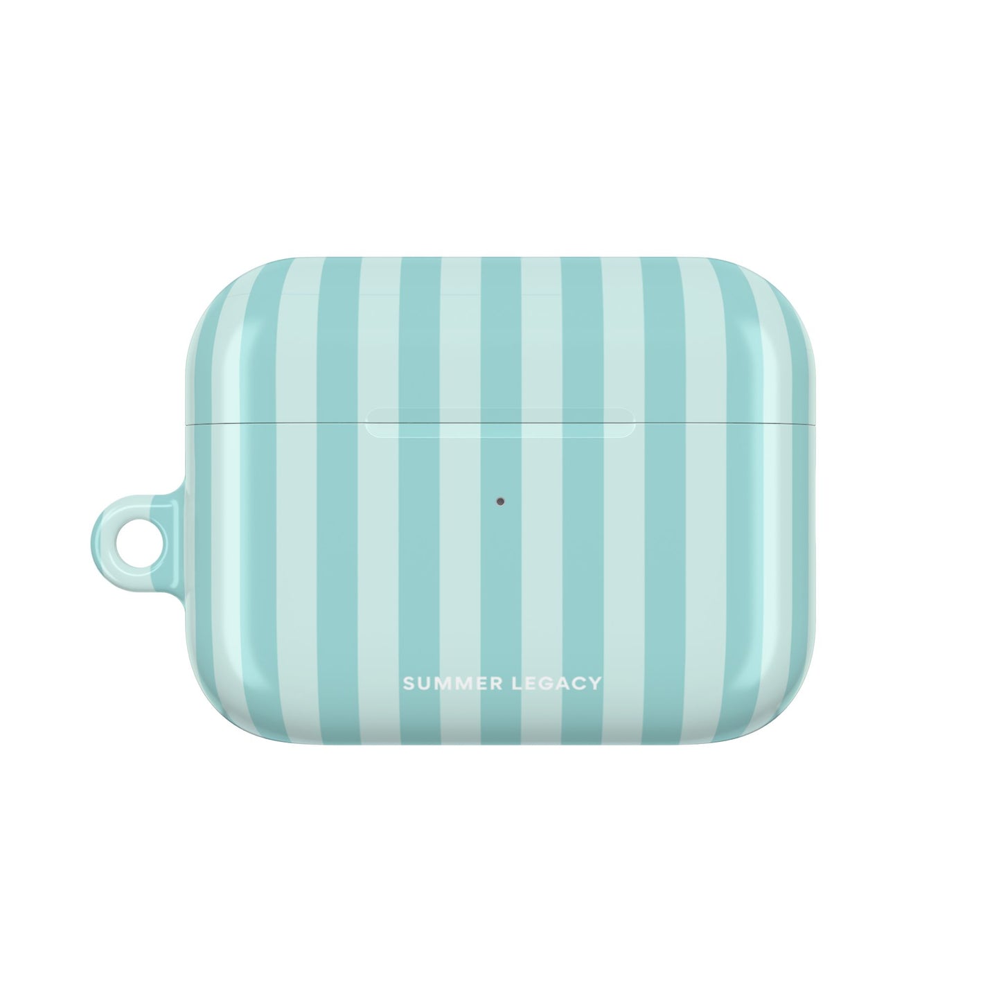 Teal Stripe AirPod Case