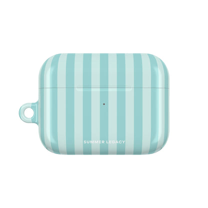 Teal Stripe AirPod Case