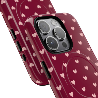 Berry Hearts MagSafe Case