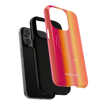 Amber Glow Ombre Stripe MagSafe Case
