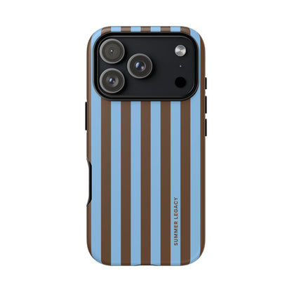 Mocha Stripe iPhone Case