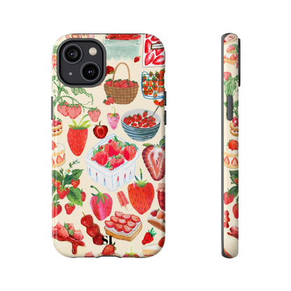 Strawberry Collage iPhone Case