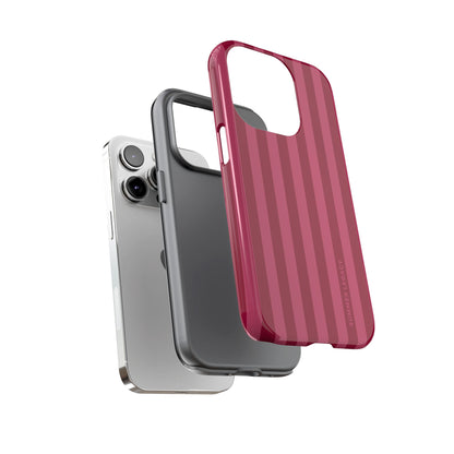 Berry Stripe iPhone Case