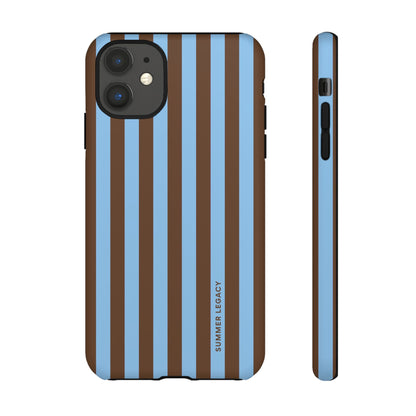 Mocha Stripe iPhone Case