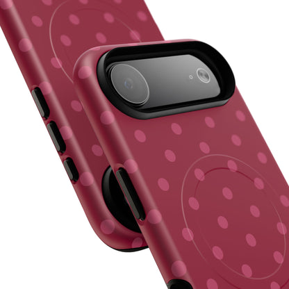 Berry Polka Dot MagSafe Case