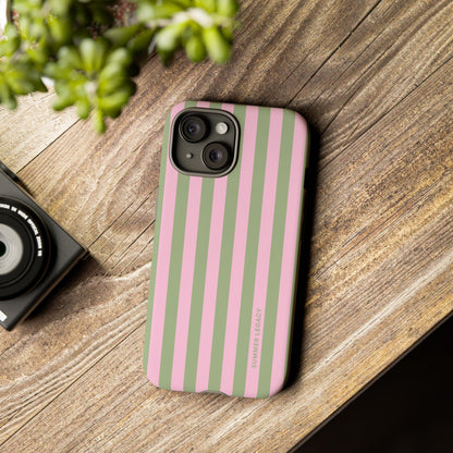 Guava Stripe iPhone Case