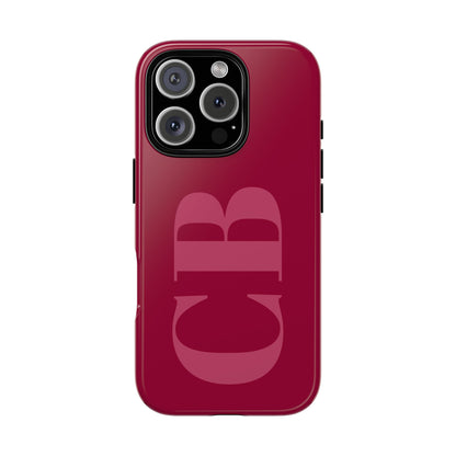 Berry Custom Initial iPhone Case