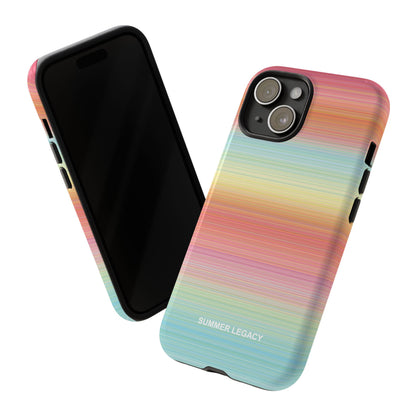 Sunrise Ombre Stripe iPhone Case