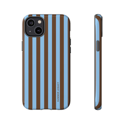 Mocha Stripe iPhone Case