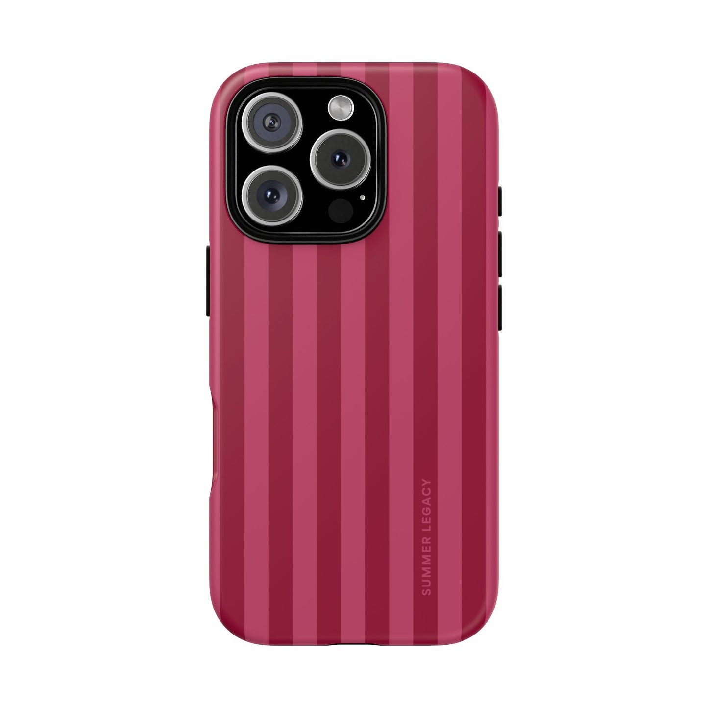 Berry Stripe iPhone Case