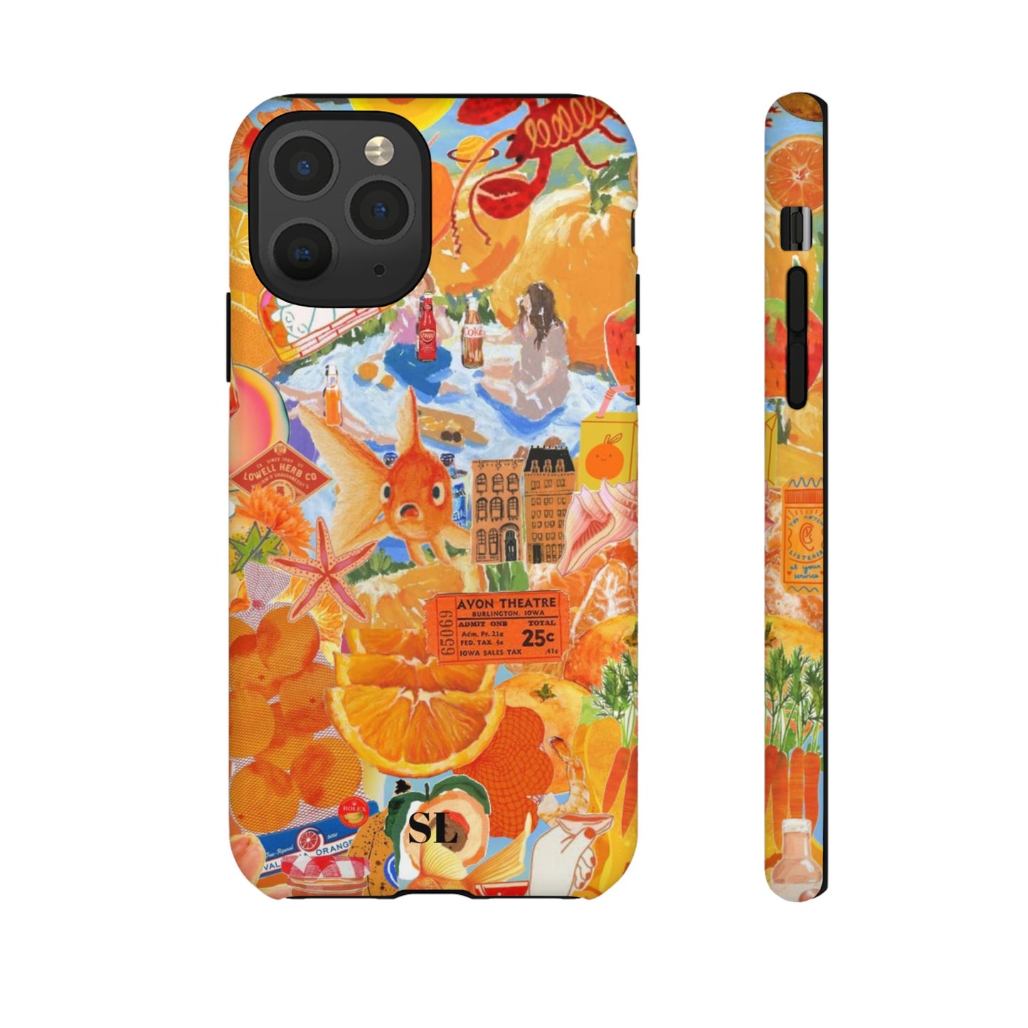 Orange Goldfish iPhone Case