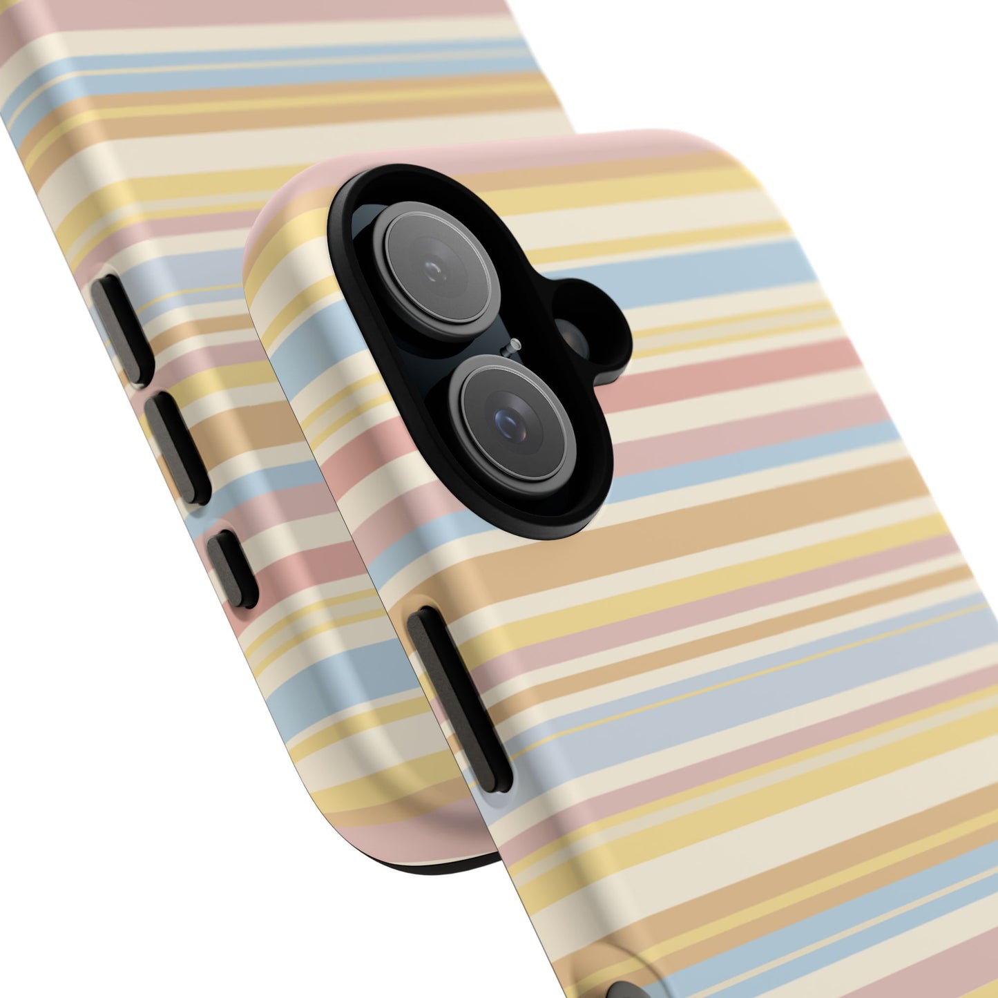Lychee Multi-stripe iPhone Case