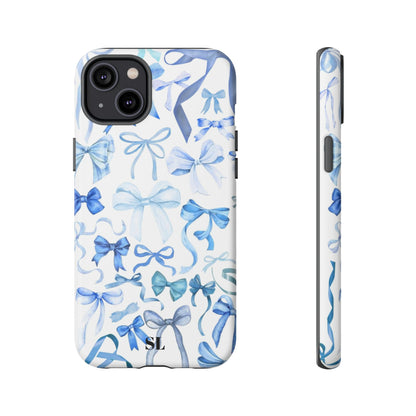 Blue Bows iPhone Case
