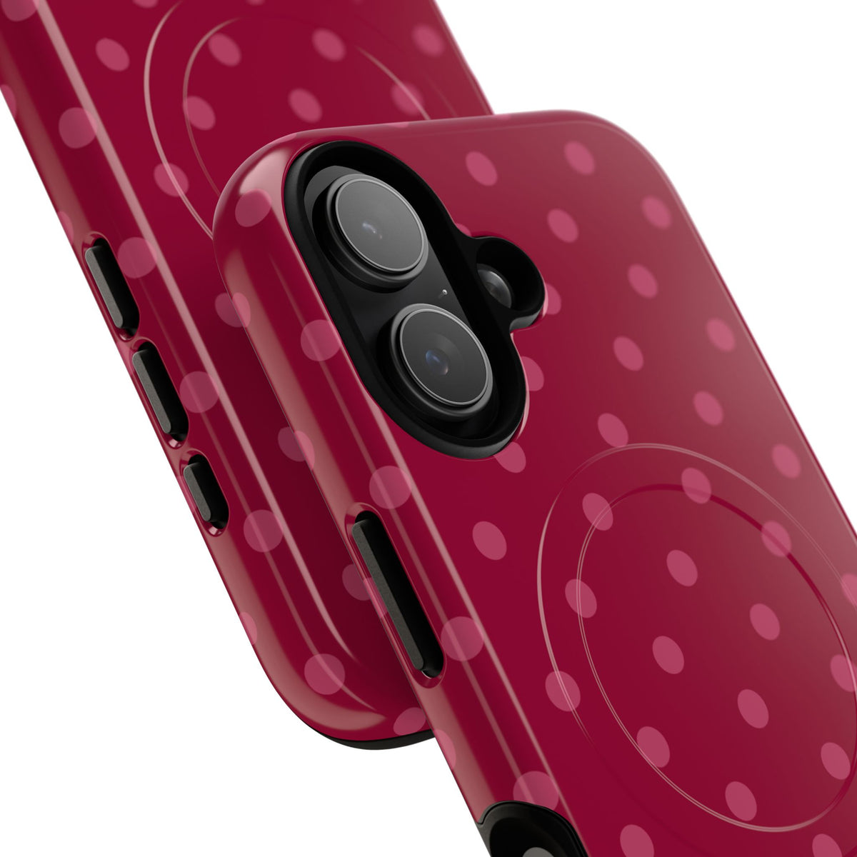 Berry Polka Dot MagSafe Case