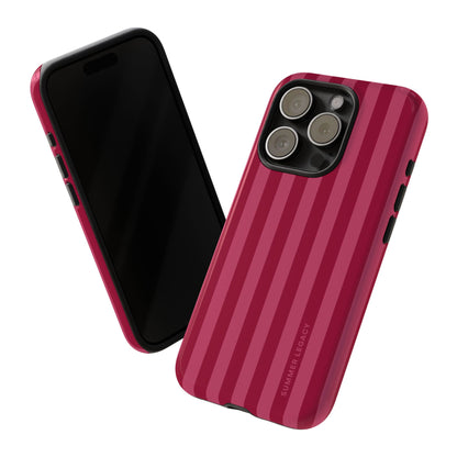 Berry Stripe iPhone Case