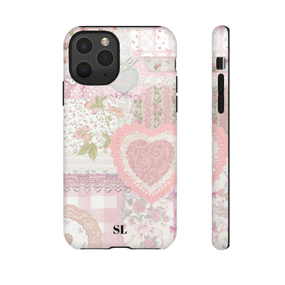 Blushing Floral Patchwork iPhone Case