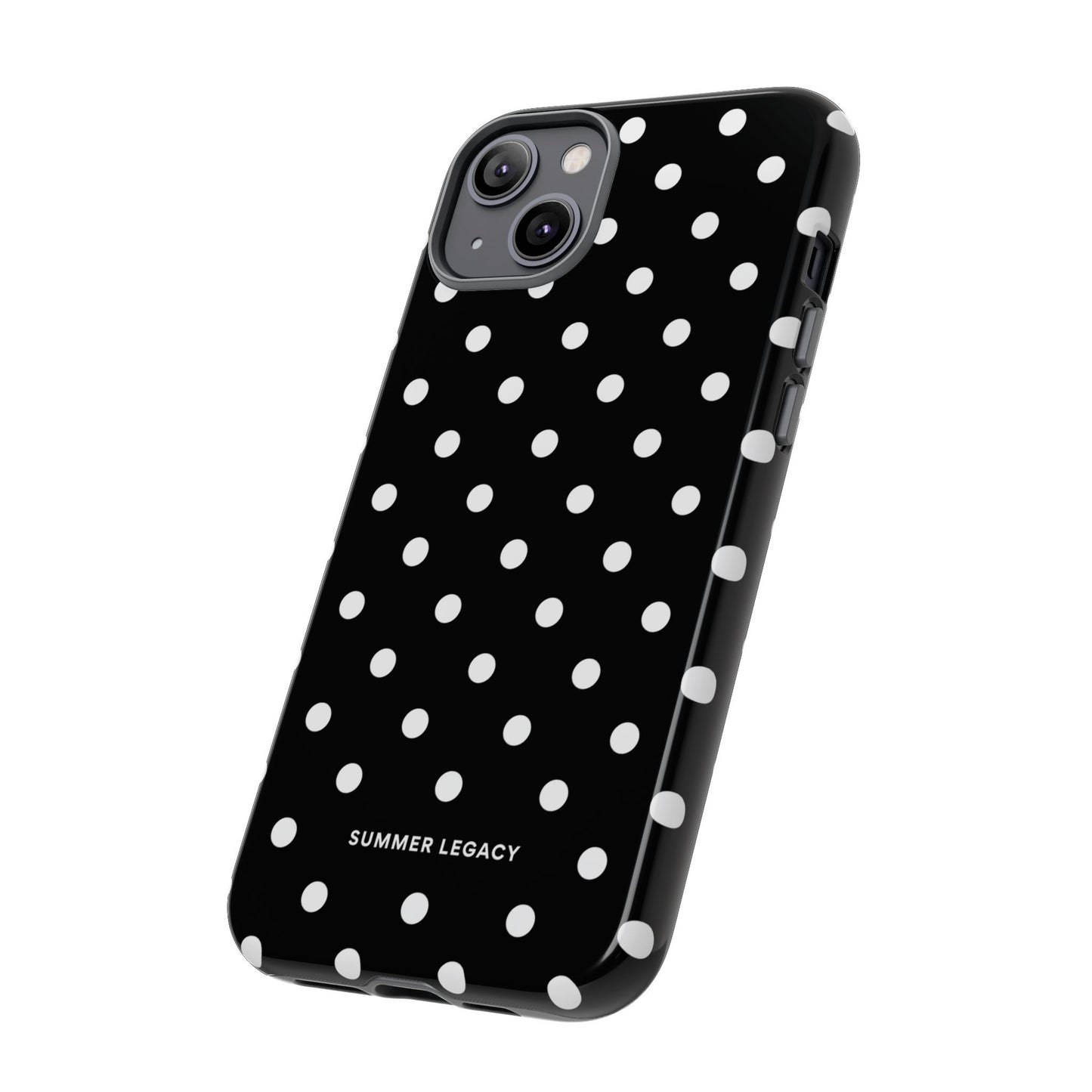 Ebony Polka Dot iPhone Case