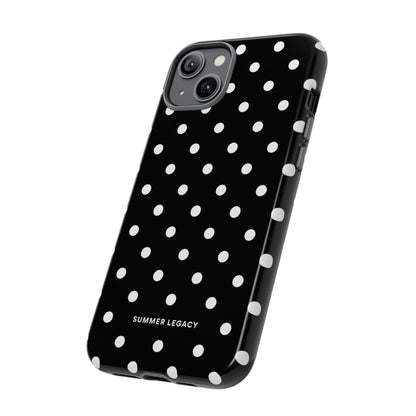Ebony Polka Dot iPhone Case