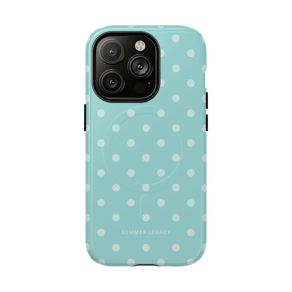 Teal Polka Dot MagSafe Case