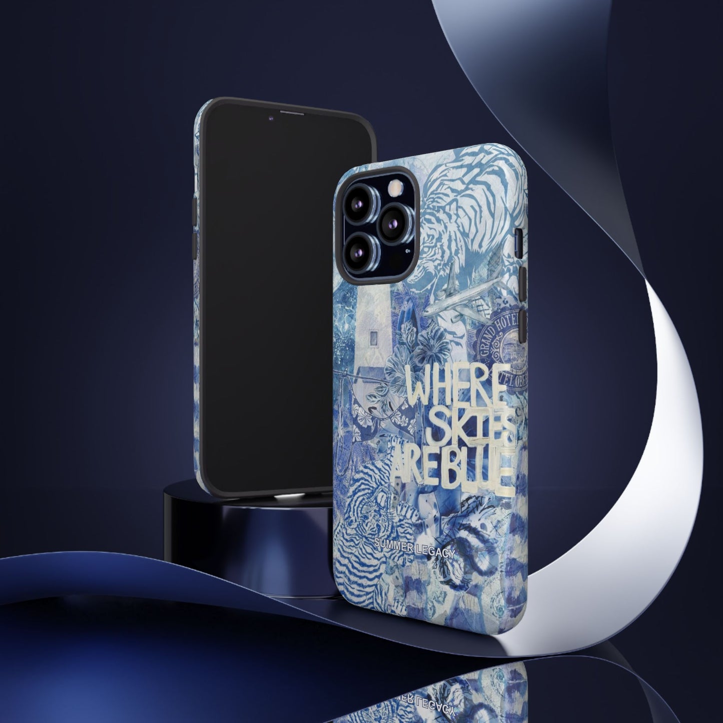 Blue Horizon iPhone Case