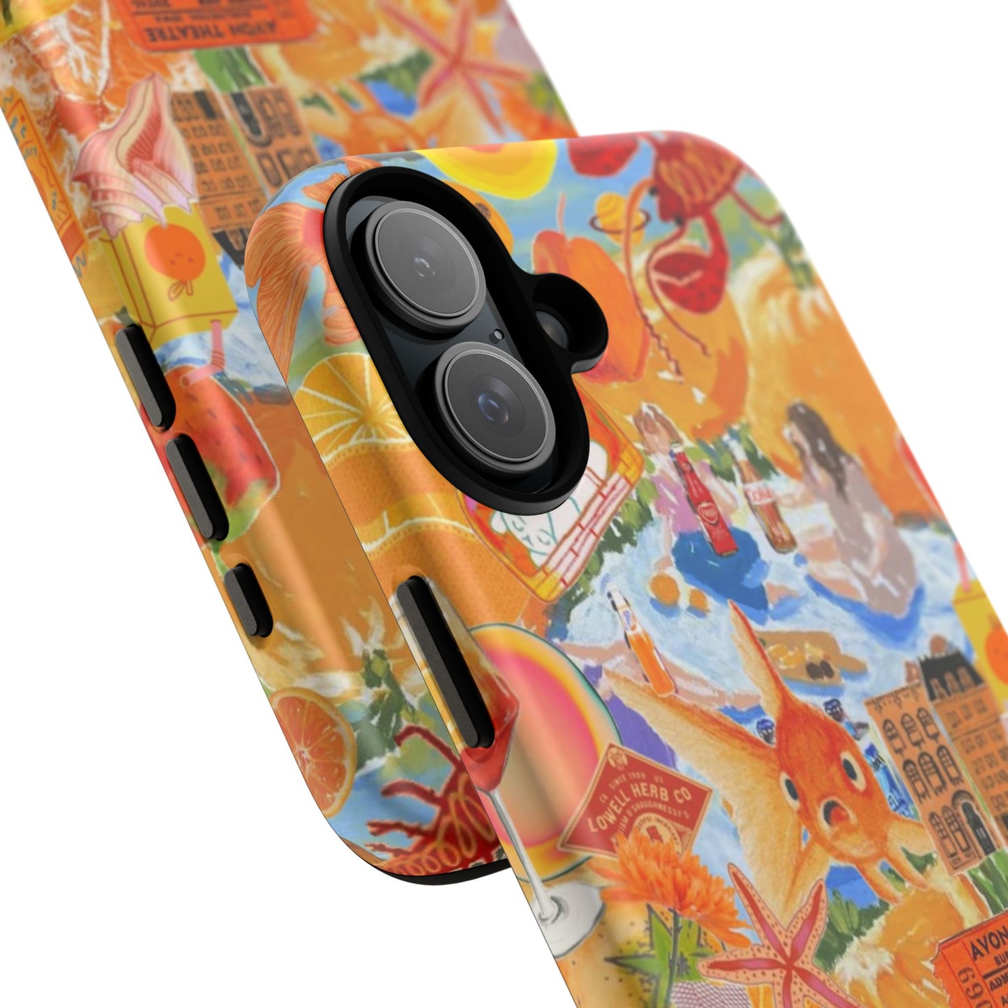 Orange Goldfish iPhone Case