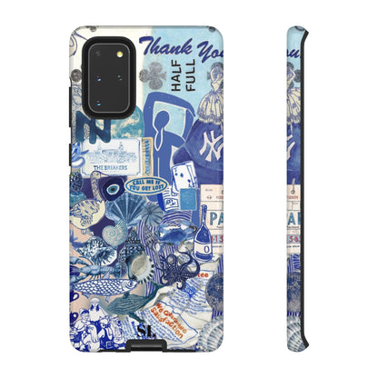 Blue Collage Samsung Case