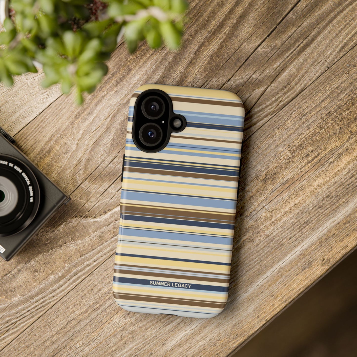 Coconut Multi-stripe iPhone Case