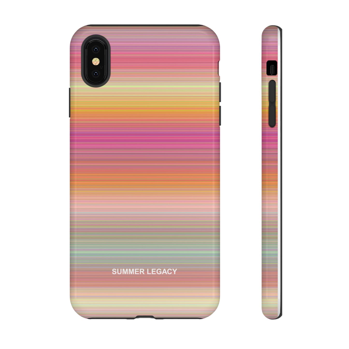 Champagne Ombre Stripe iPhone Case