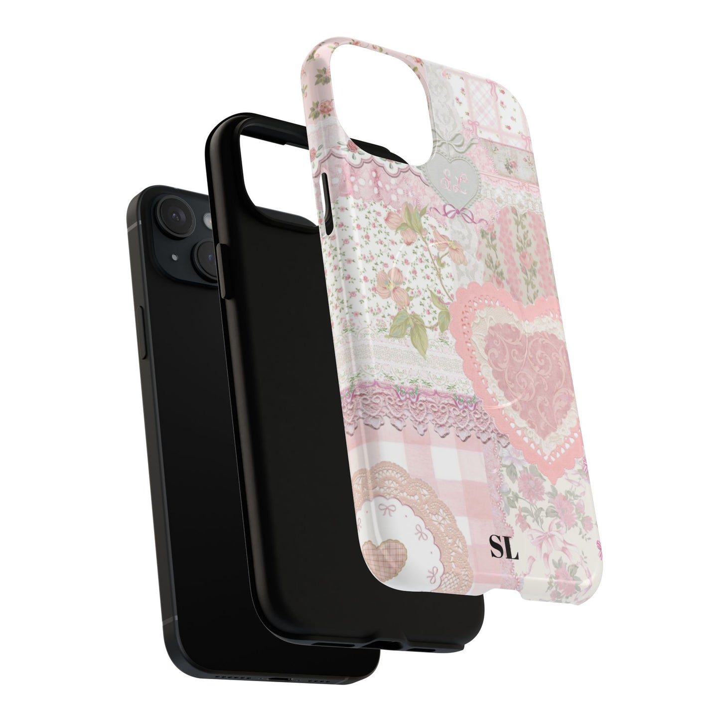 Blushing Floral Patchwork MagSafe Case