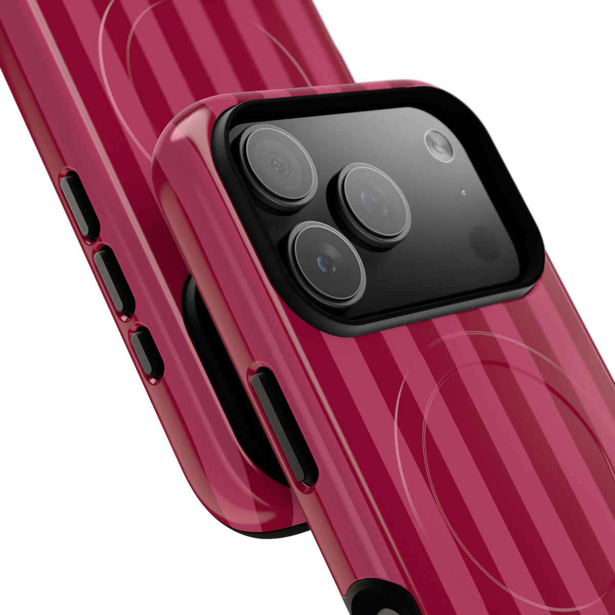 Berry Stripe MagSafe Case