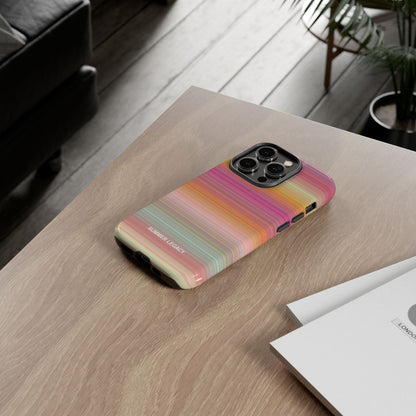 Champagne Ombre Stripe iPhone Case