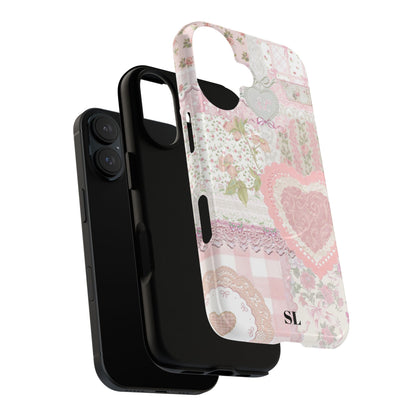 Blushing Floral Patchwork MagSafe Case