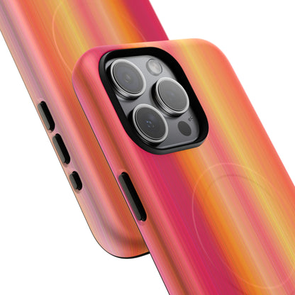 Amber Glow Ombre Stripe MagSafe Case