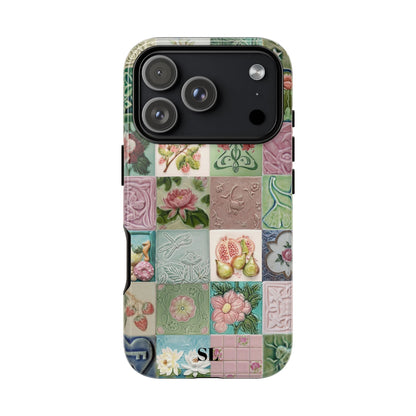 Garden Mosaic Tiles iPhone Case