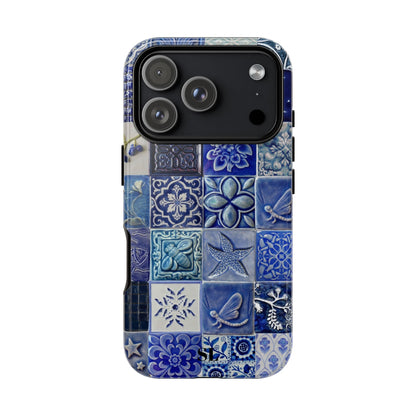 Midnight Mosaic Tiles iPhone Case