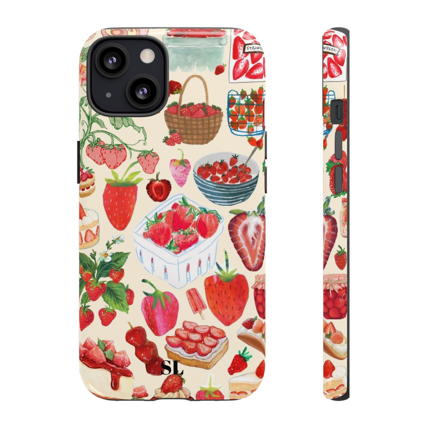 Strawberry Collage iPhone Case