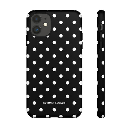 Ebony Polka Dot iPhone Case