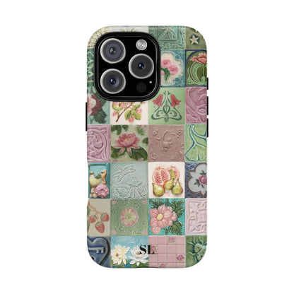 Garden Mosaic Tiles iPhone Case