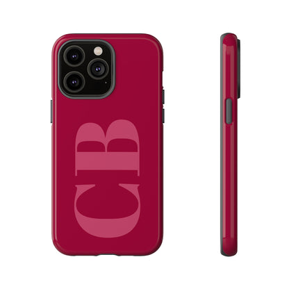 Berry Custom Initial iPhone Case