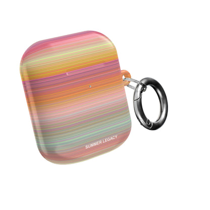 Champagne Ombre Stripe AirPod Case