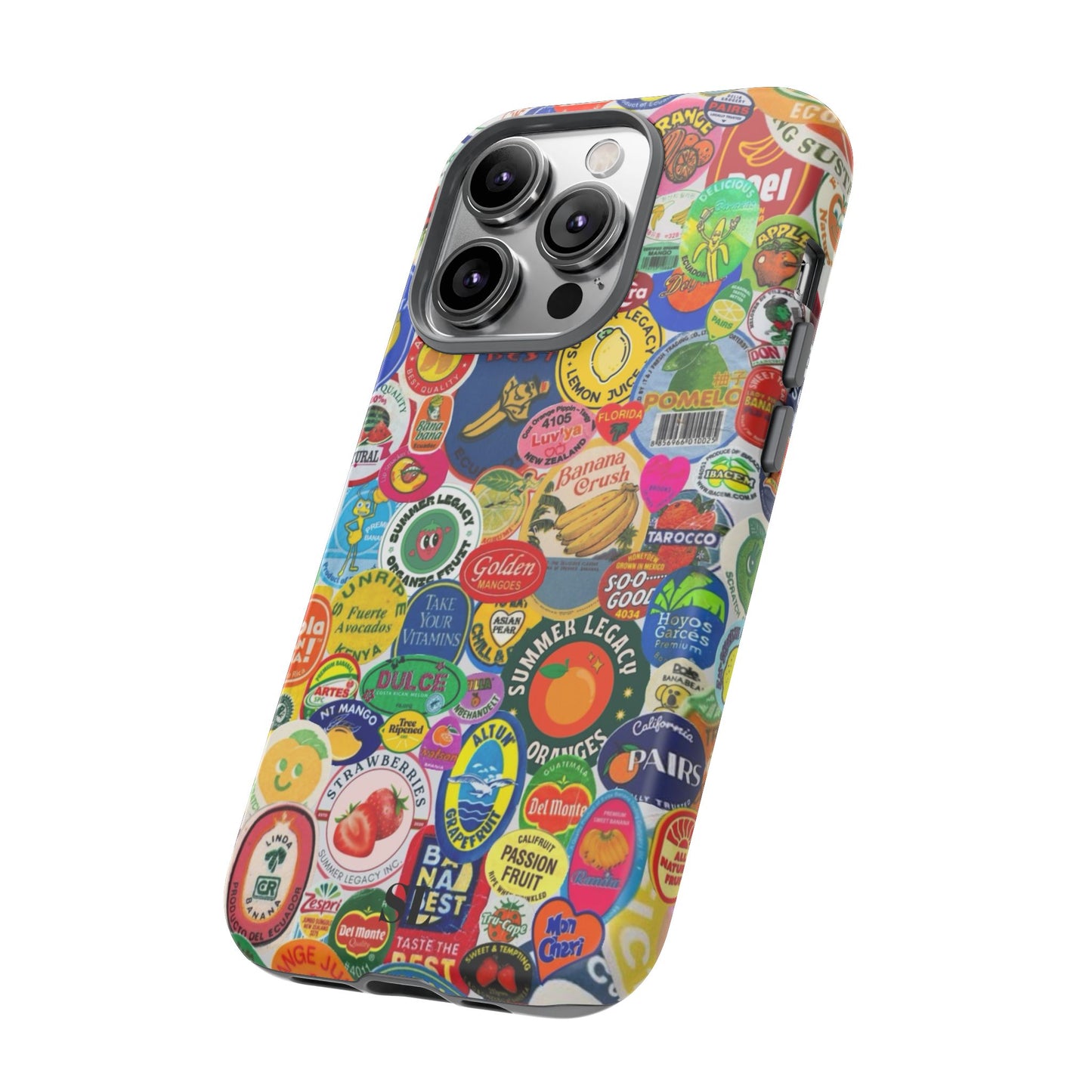 Fruit Stickers iPhone Case