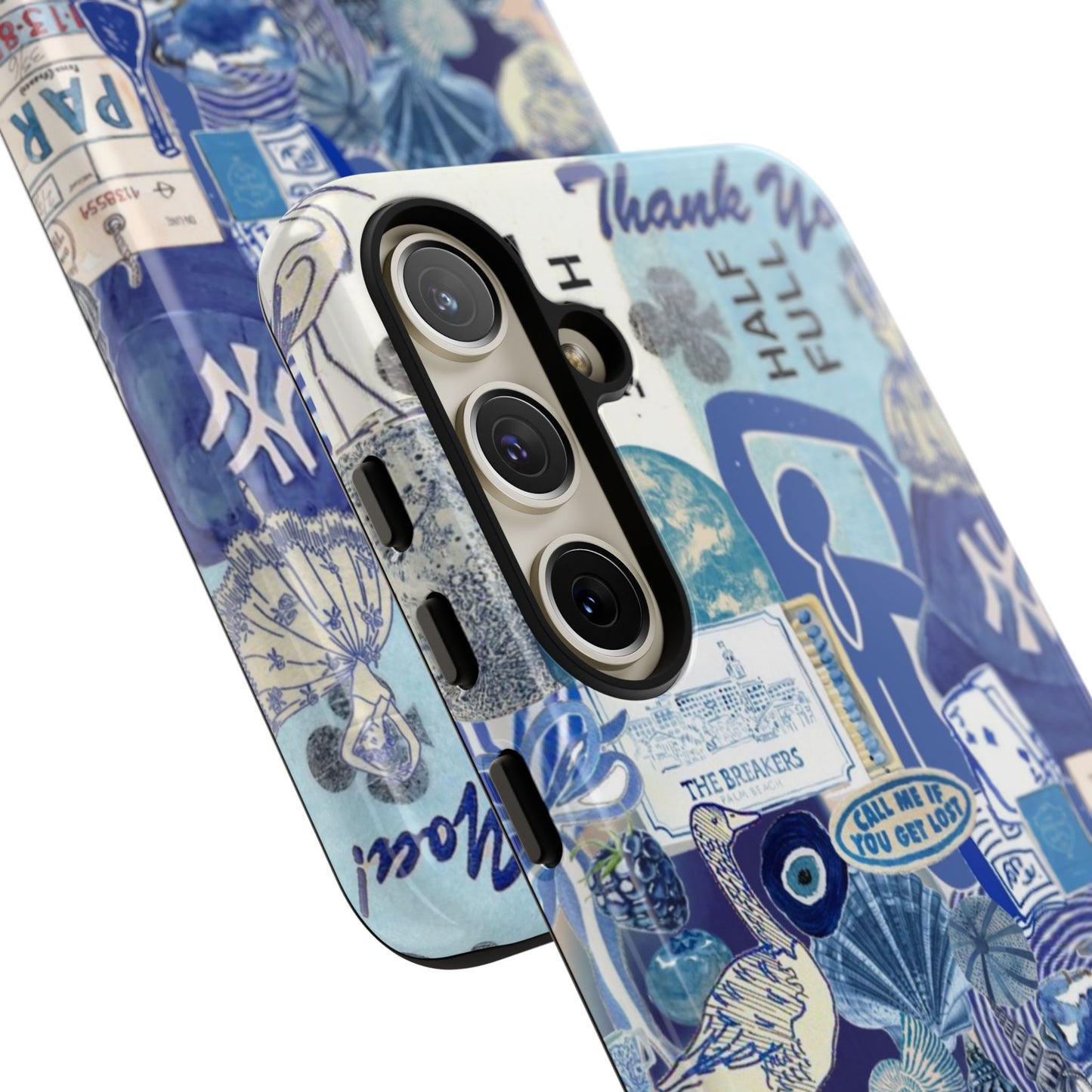 Blue Collage Samsung Case