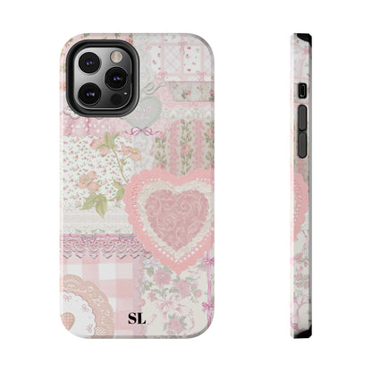 Blushing Floral Patchwork iPhone Case