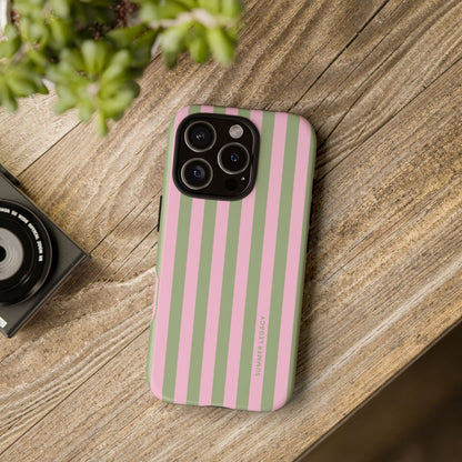 Guava Stripe iPhone Case