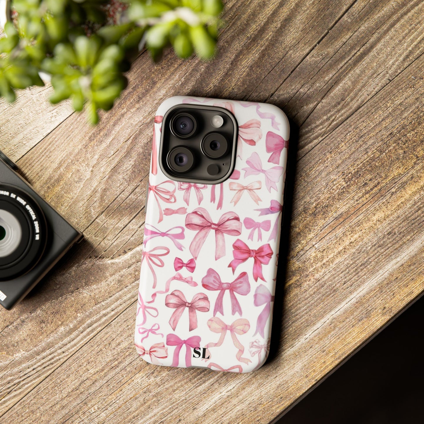 Pink Bows iPhone Case