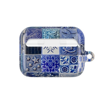 Midnight Mosaic Tiles AirPod Case