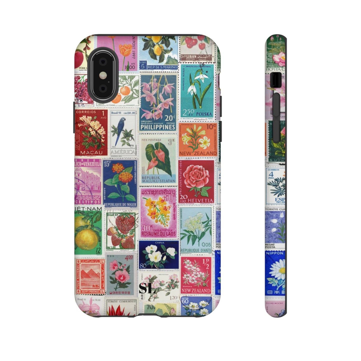 Postcard Stamps iPhone Case