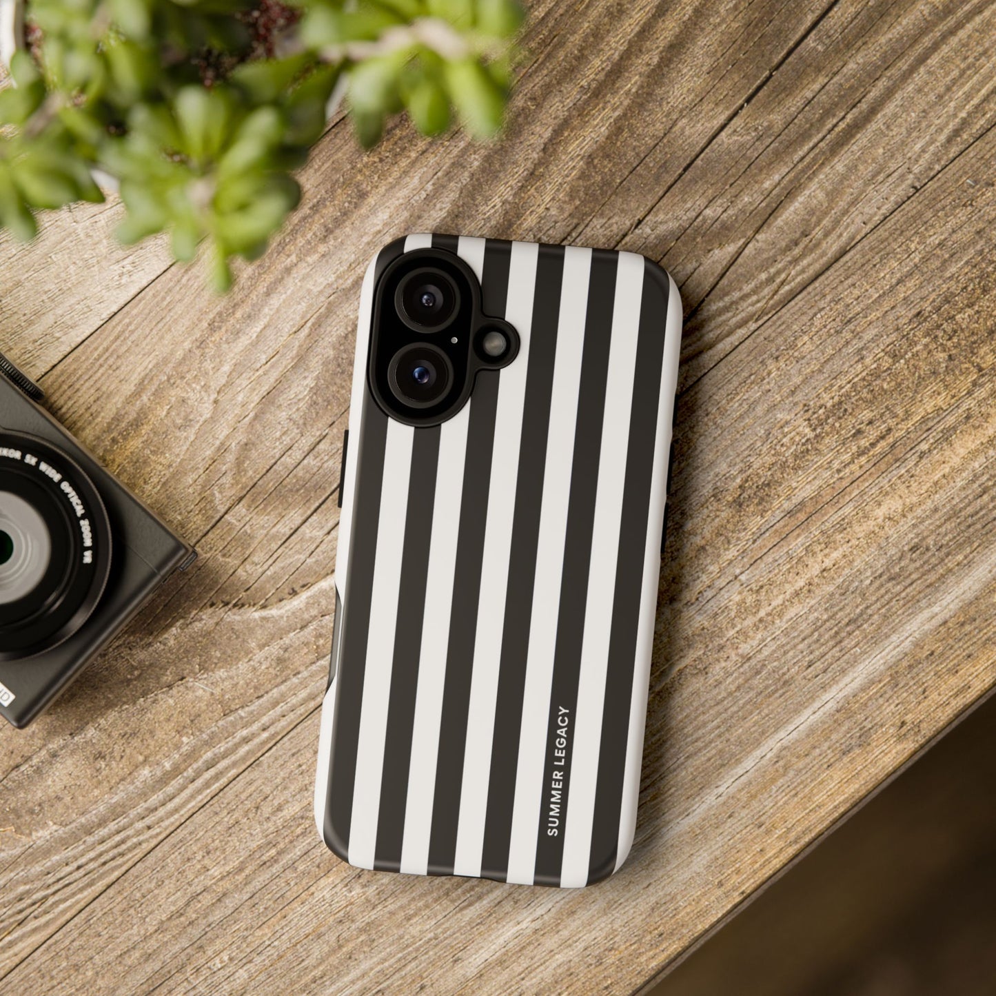 Ebony Stripe iPhone Case