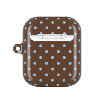 Mocha Polka Dot AirPod Case