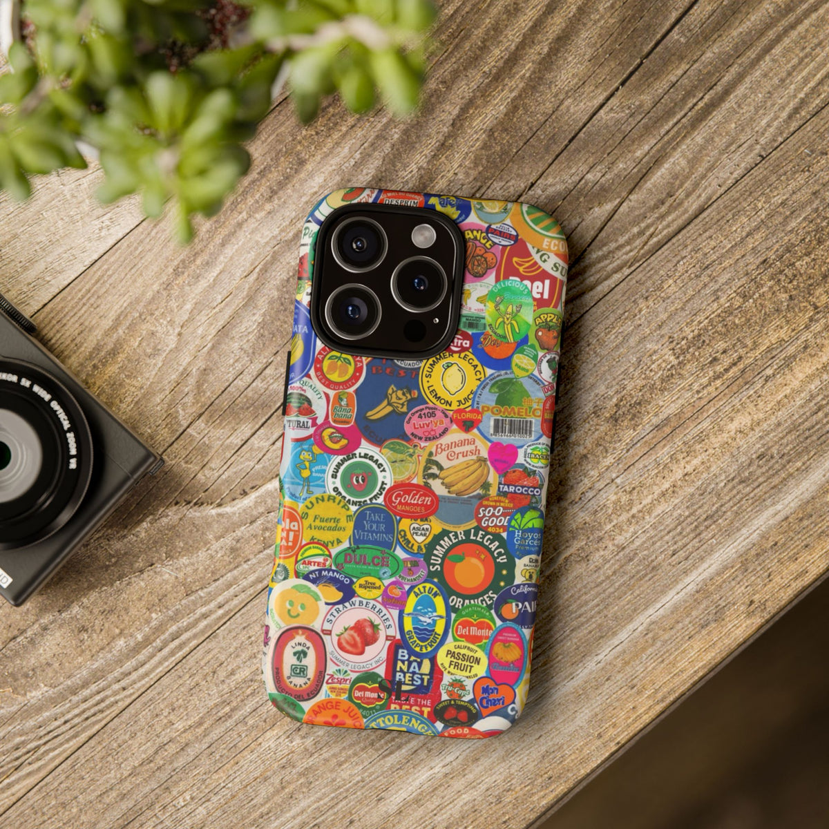 Fruit Stickers iPhone Case